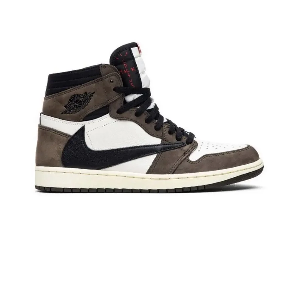 Jordan 1 Retro High OG Travis Scott Mocha 2019 Size 10 CD4487-100 New